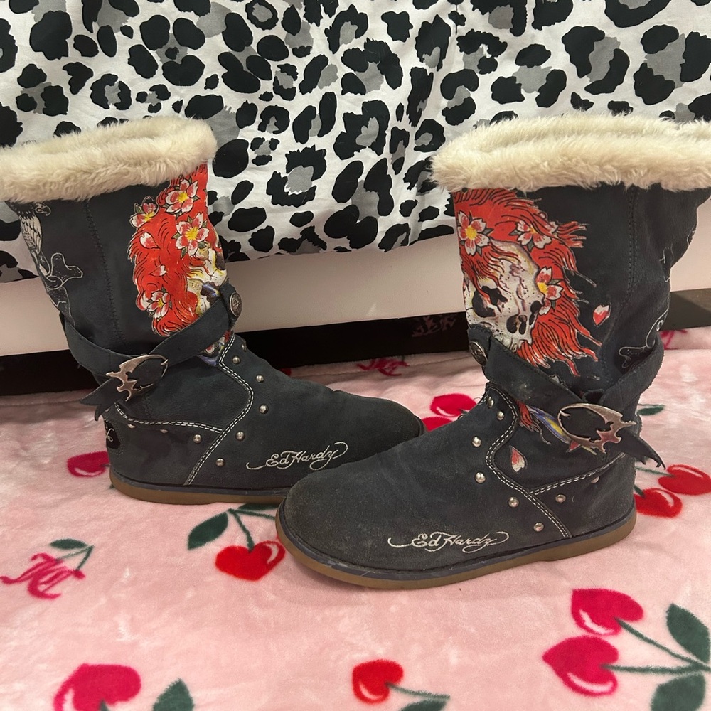 ed hardy boots